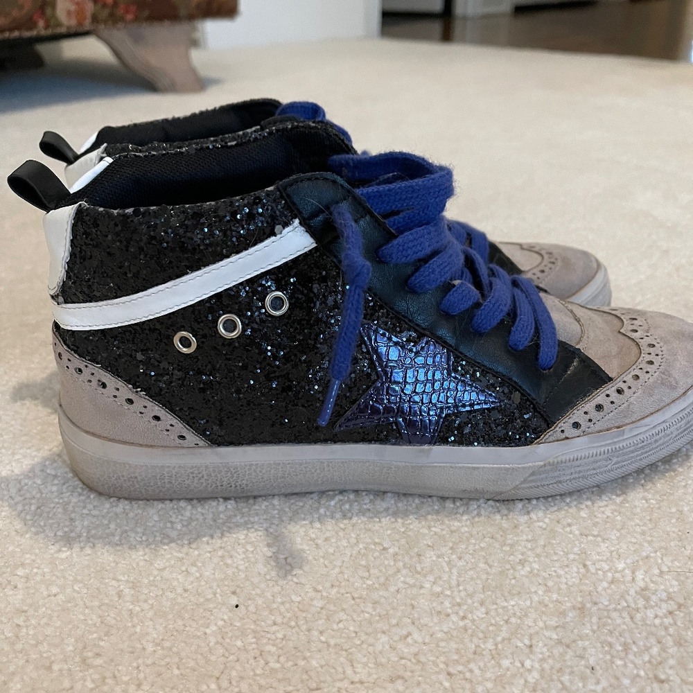 Fun sneakers + High Top Style + Size 9